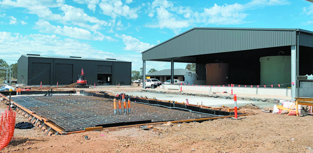 Construction works for the Manilla Water Supply Upgrade