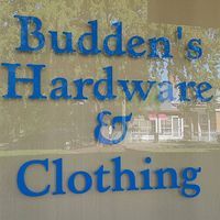Buddens harware & clothing store